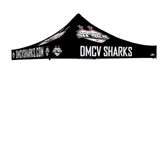 DMCV Sharks 10x10 Canopy Cover Only