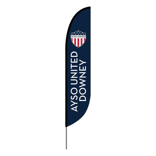 AYSO United Downey Feather Flag Kit