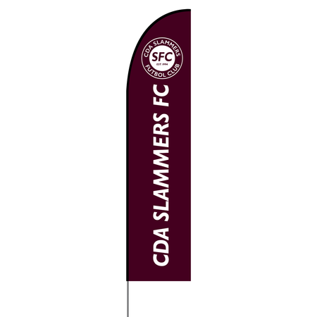 CDA Slammers FC Feather Flag Kit