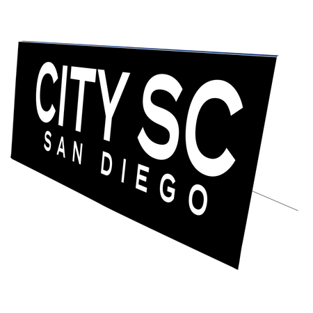 City SC San Diego A-Frame Field Board (Set of 2)