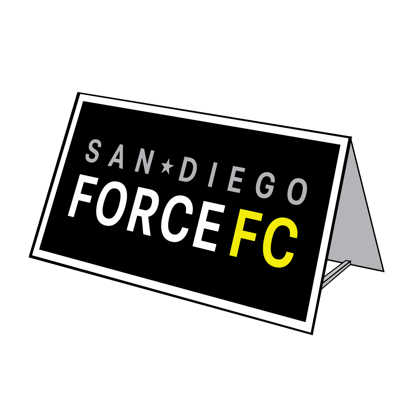 San Diego Force FC A-Frame Field Board (Set of 2)
