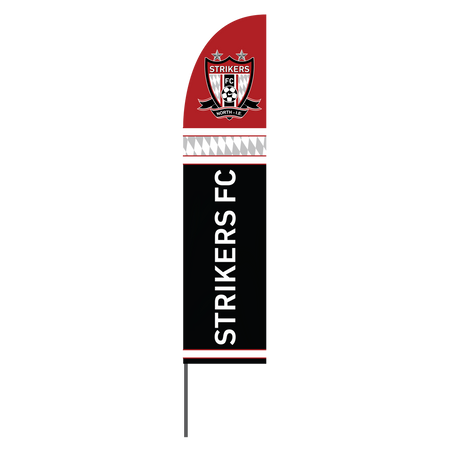 Strikers FC North I.E. Feather Flag Kit
