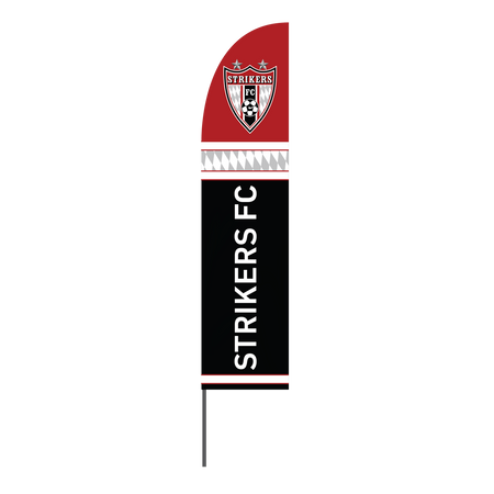 Strikers FC Feather Flag Kit