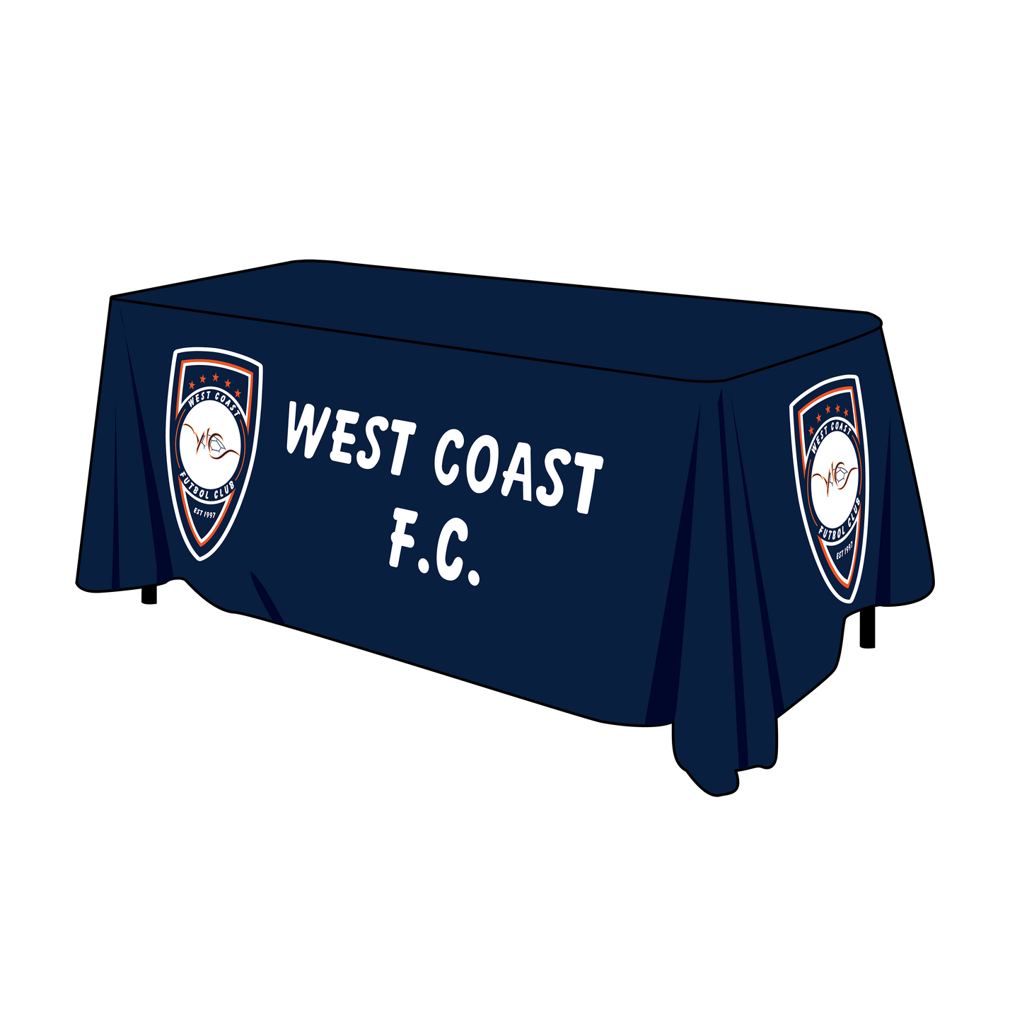 West Coast FC Table Cover